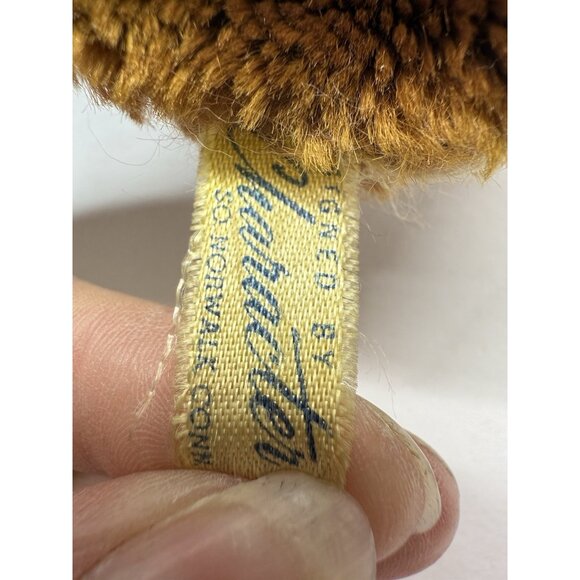 Vintage Brown Teddy Bear Plush by Character Norwalk Conn. 1940s Era Tongue 20” - Picture 8 of 13